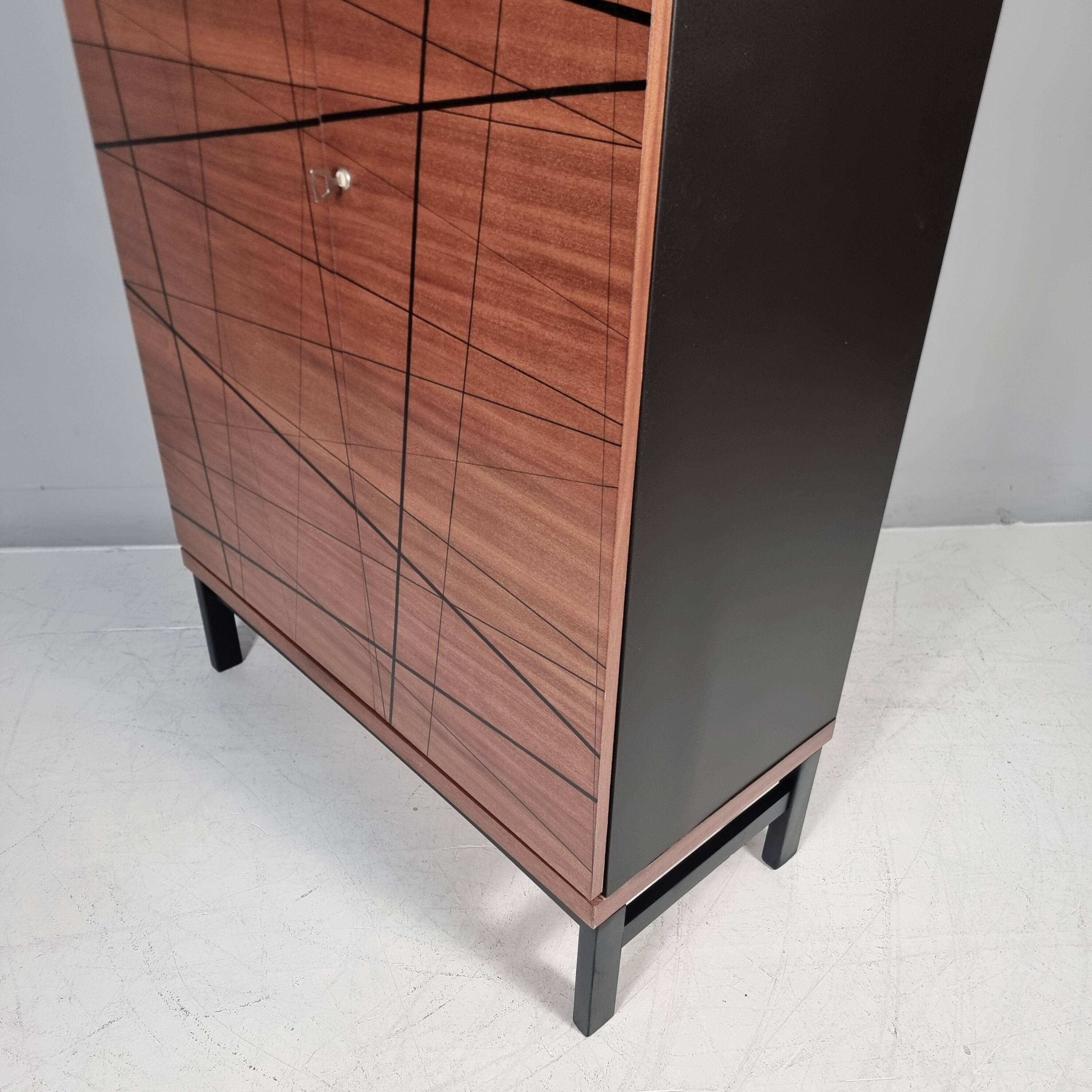 Vintage Wardrobe in Beech, 1970s