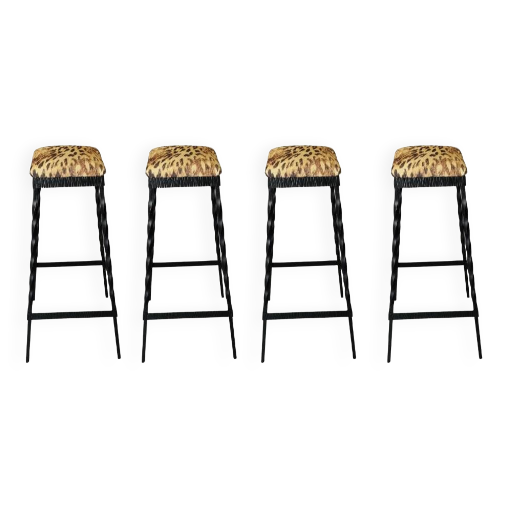4 brutalist stools from the 1950s