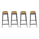 4 brutalist stools from the 1950s