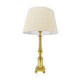 Neoclassical Directoire style column lamp in brass - 1970