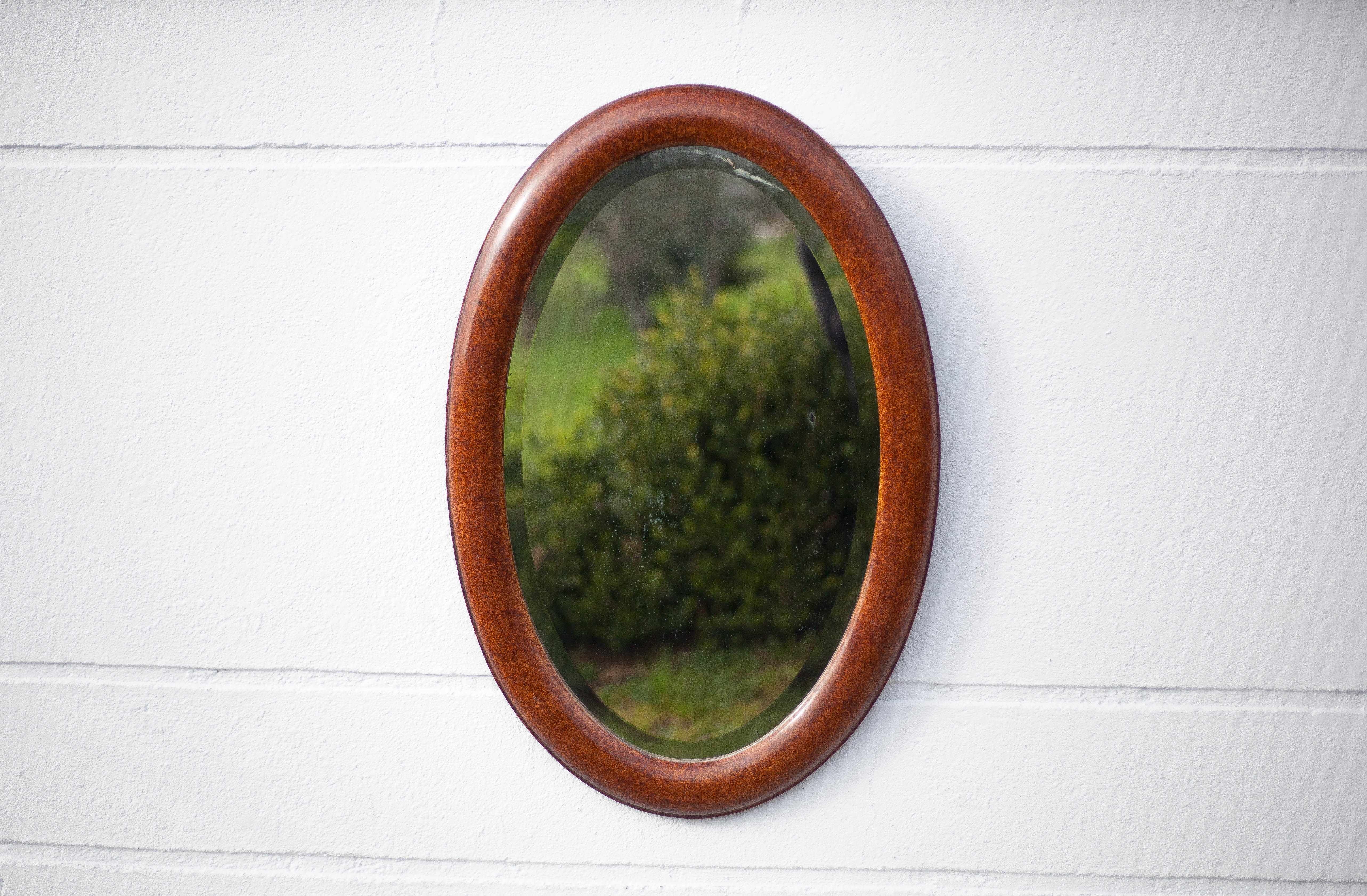 Miroir oval vintage 85x57cm