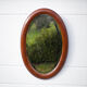 Vintage oval mirror 85x57cm