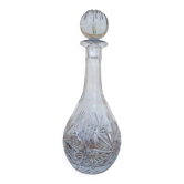 crystal wine decanter from Samabor, Czechoslovakia,