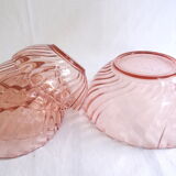 Saladier & 4 rosaline bowls