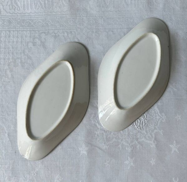 4 plats en porcelaine de Limoges Jules Vieillard XIXème