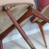 Melchiorre Bega mid century chairs 1950s, set of 4