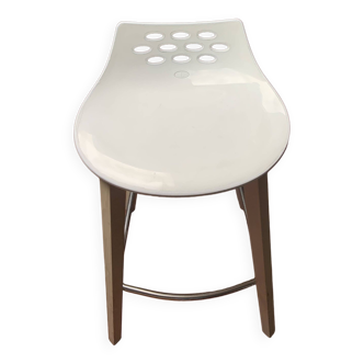 Calligaris white high stool