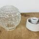 Vintage White Porcelain Ceiling Light, 1970s