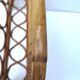 Vintage rattan magazine door