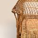 Child's chair in wicker and woven rattan