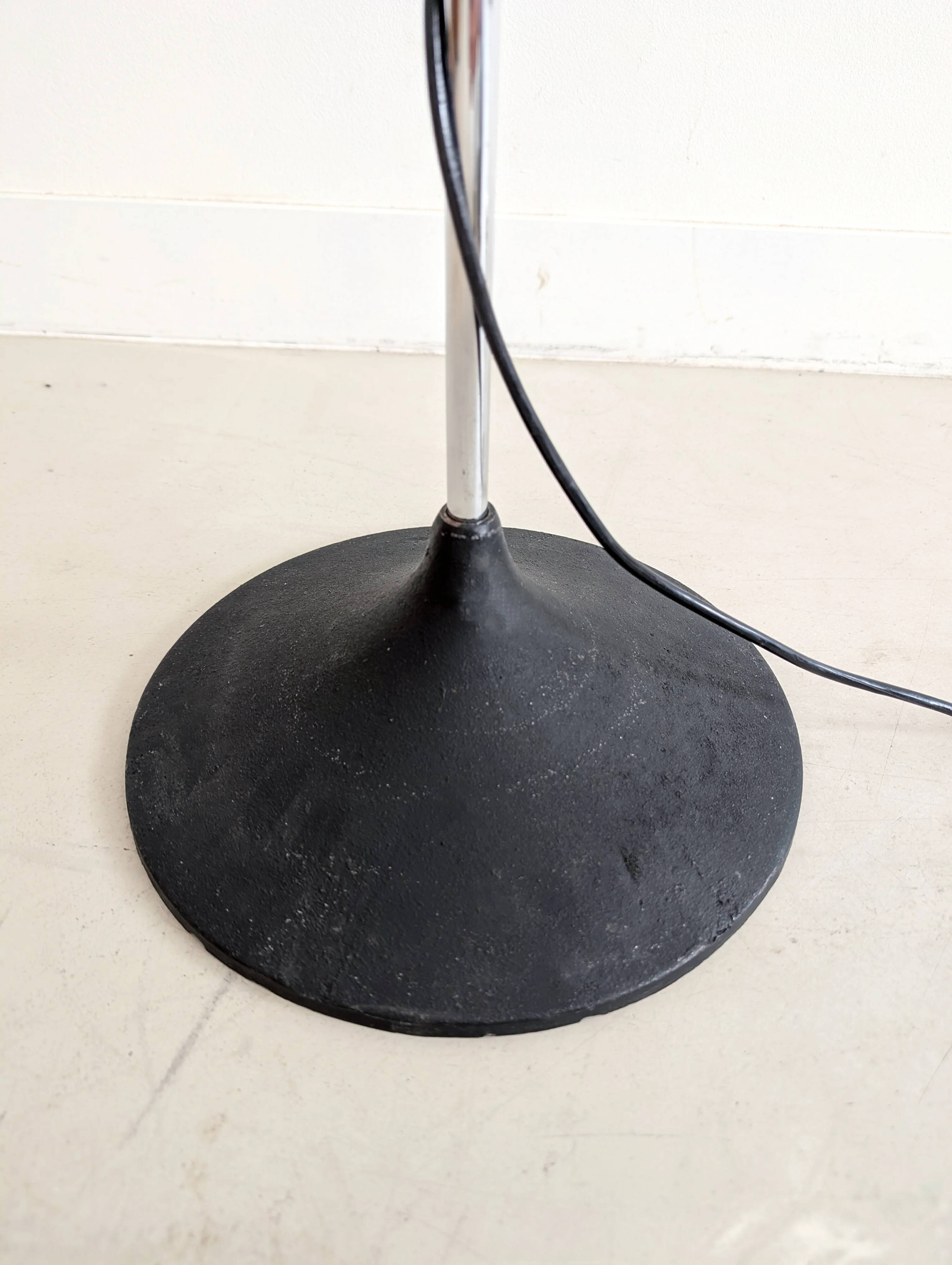 Lampadaire globe oculaire réglable Space Age des années 1970