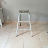 Vintage workshop metal stepladder