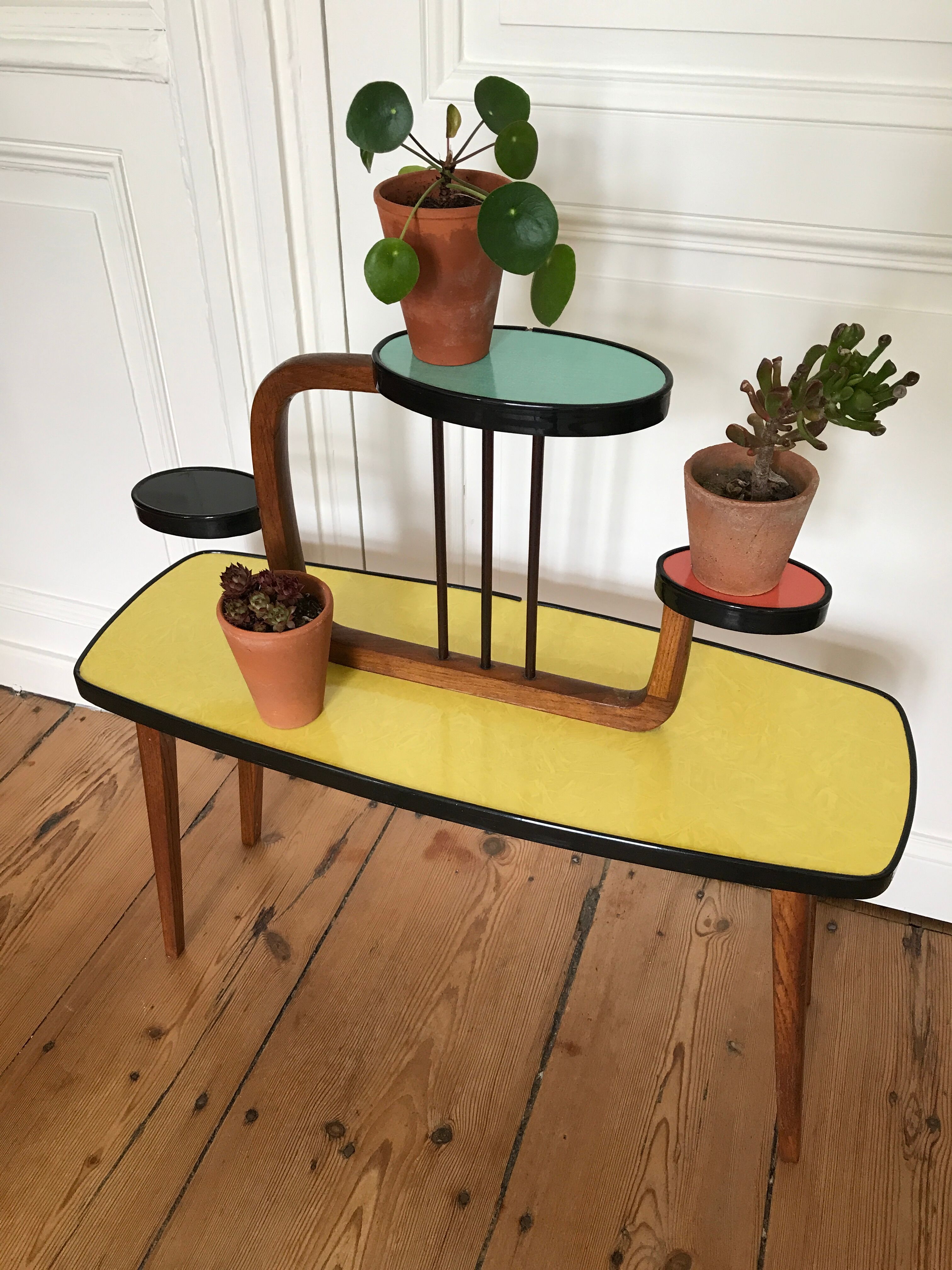 Formica plant holder from the 50s