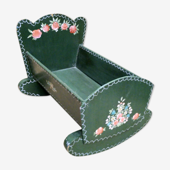 Vintage doll bed