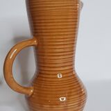 Digoin e-sandstone pitcher, honey colour, 22 cm