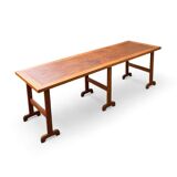 Large oak refectory table
