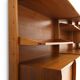Wall unit with shelves, drawers and cabinets, 1960s.