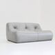 Canapé Kali en cuir gris de Michel Ducaroy pour Ligne Roset