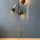 Lampadaire vintage marron et chrome Dijkstra Space Age
