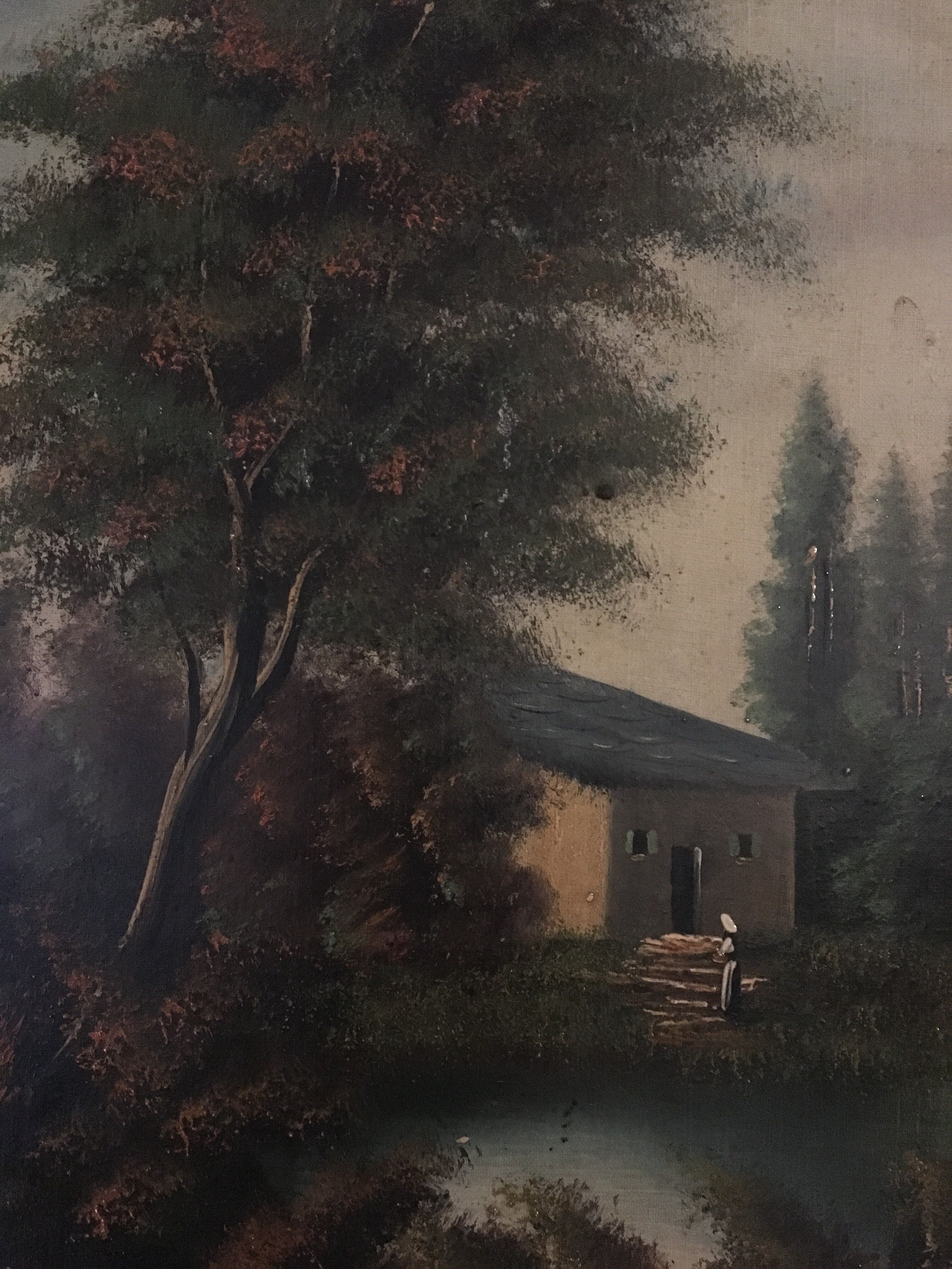 Signed oil painting of the 1950s