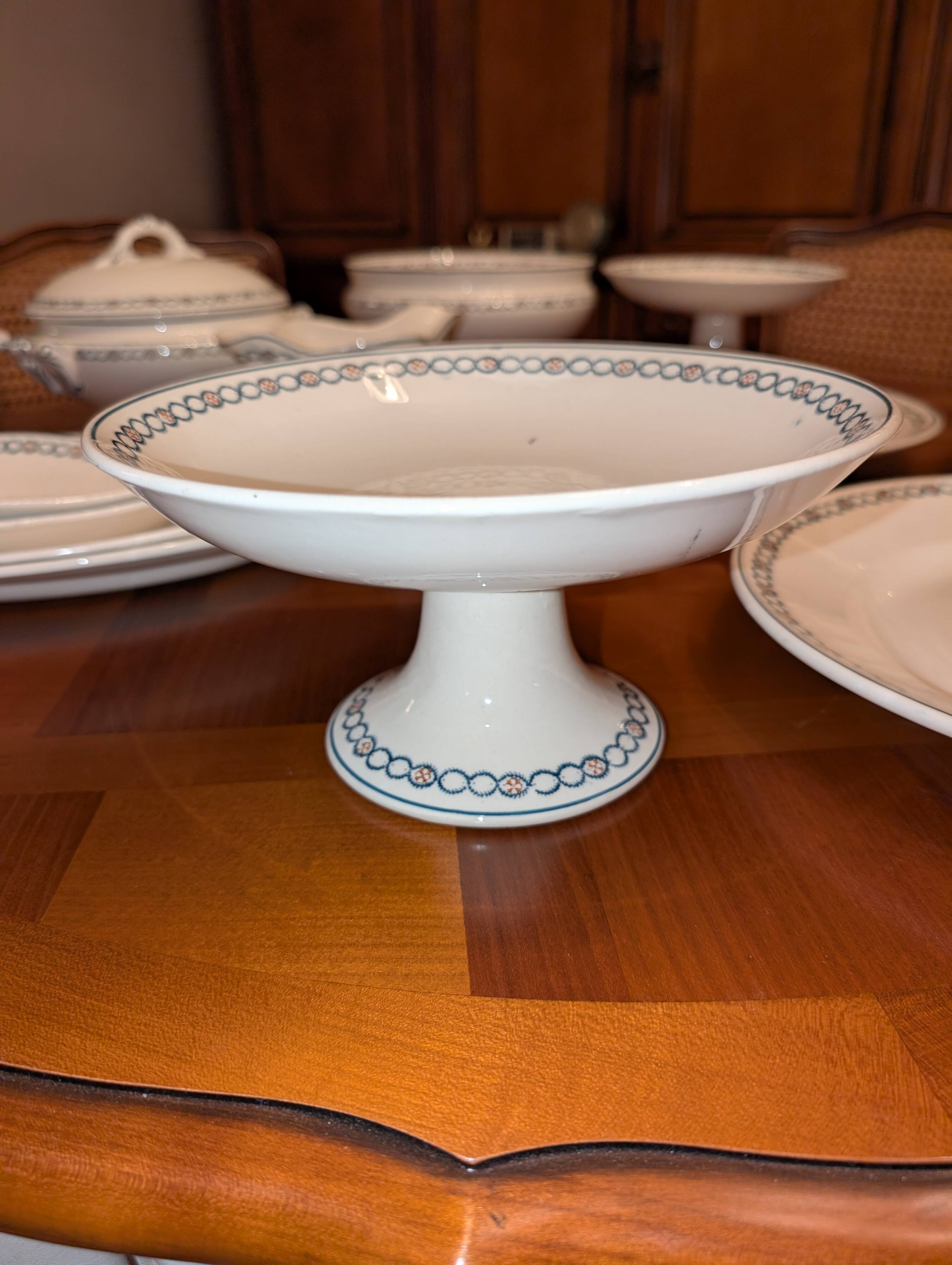 Rare & Important Longwy Table Service – 65 Pieces