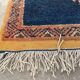Taznakht blue moroccan wool runner rug