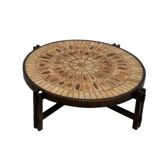 Coffee table "Les Herbiers" by Roger Capron