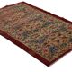 One-of-a-kind turkish handwoven vintage rug - rustic vintage charm 260x 158