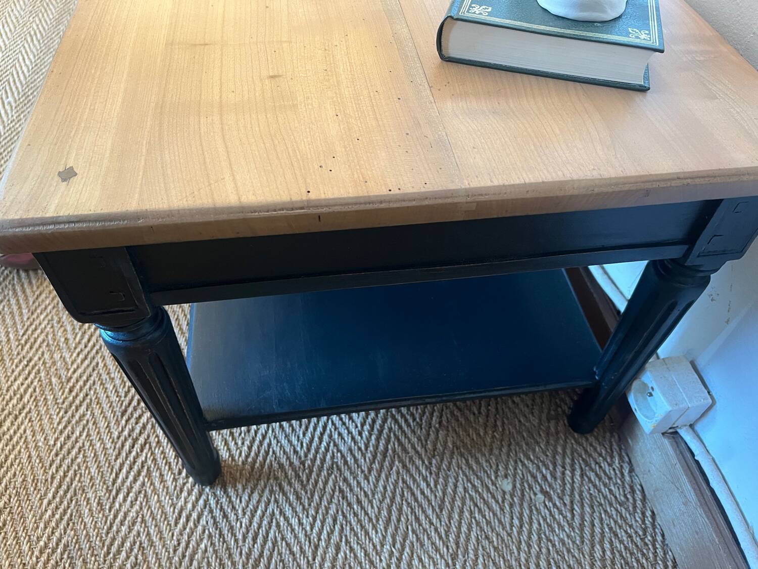 Vintage solid wood coffee table