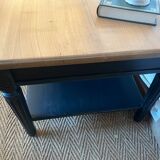 Table basse en bois massif vintage