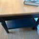 Vintage solid wood coffee table