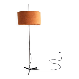 staff orange & chrome floor lamp 1960's