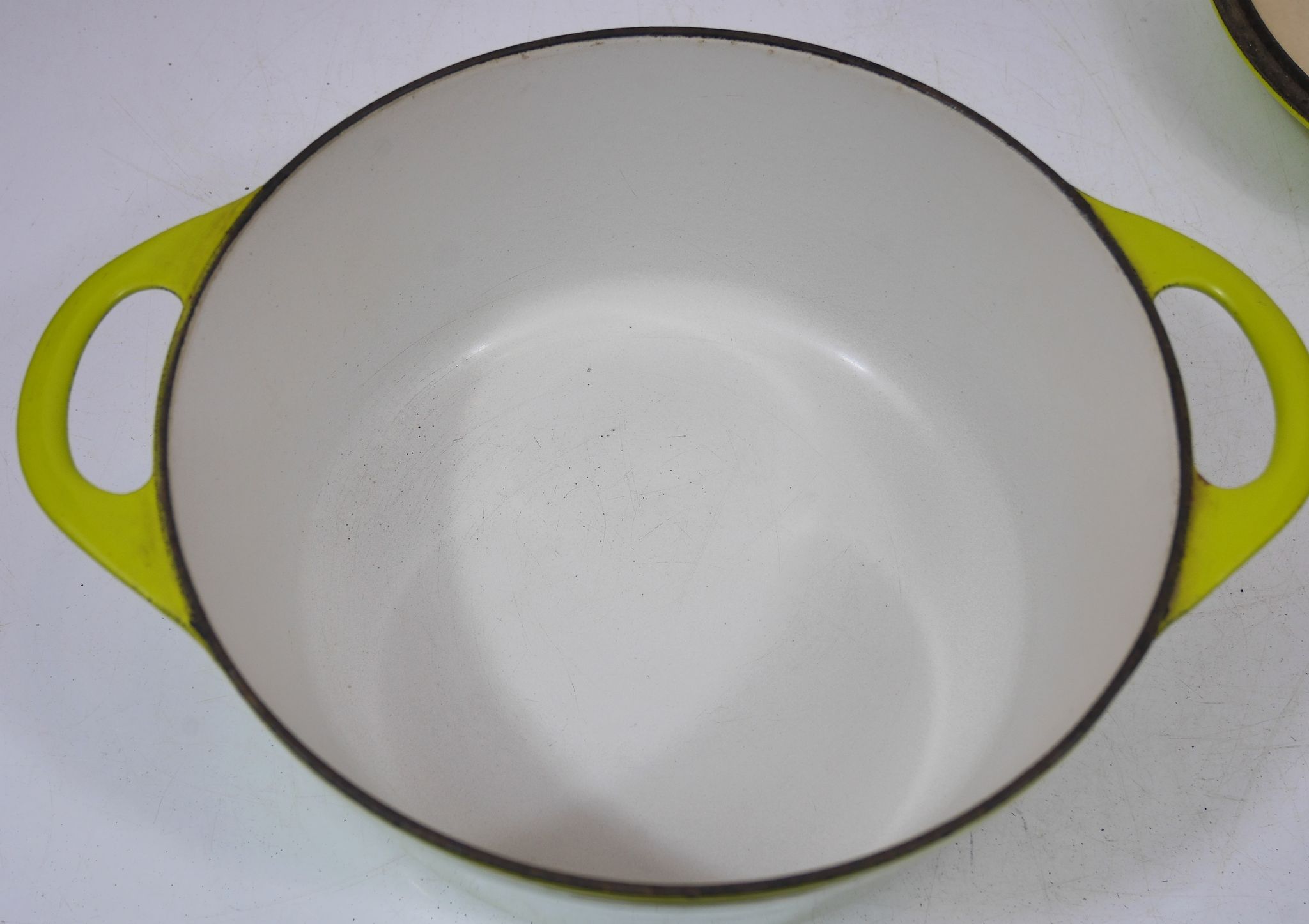 Cast iron casserole Cousance Le Creuset green diameter 22 cm