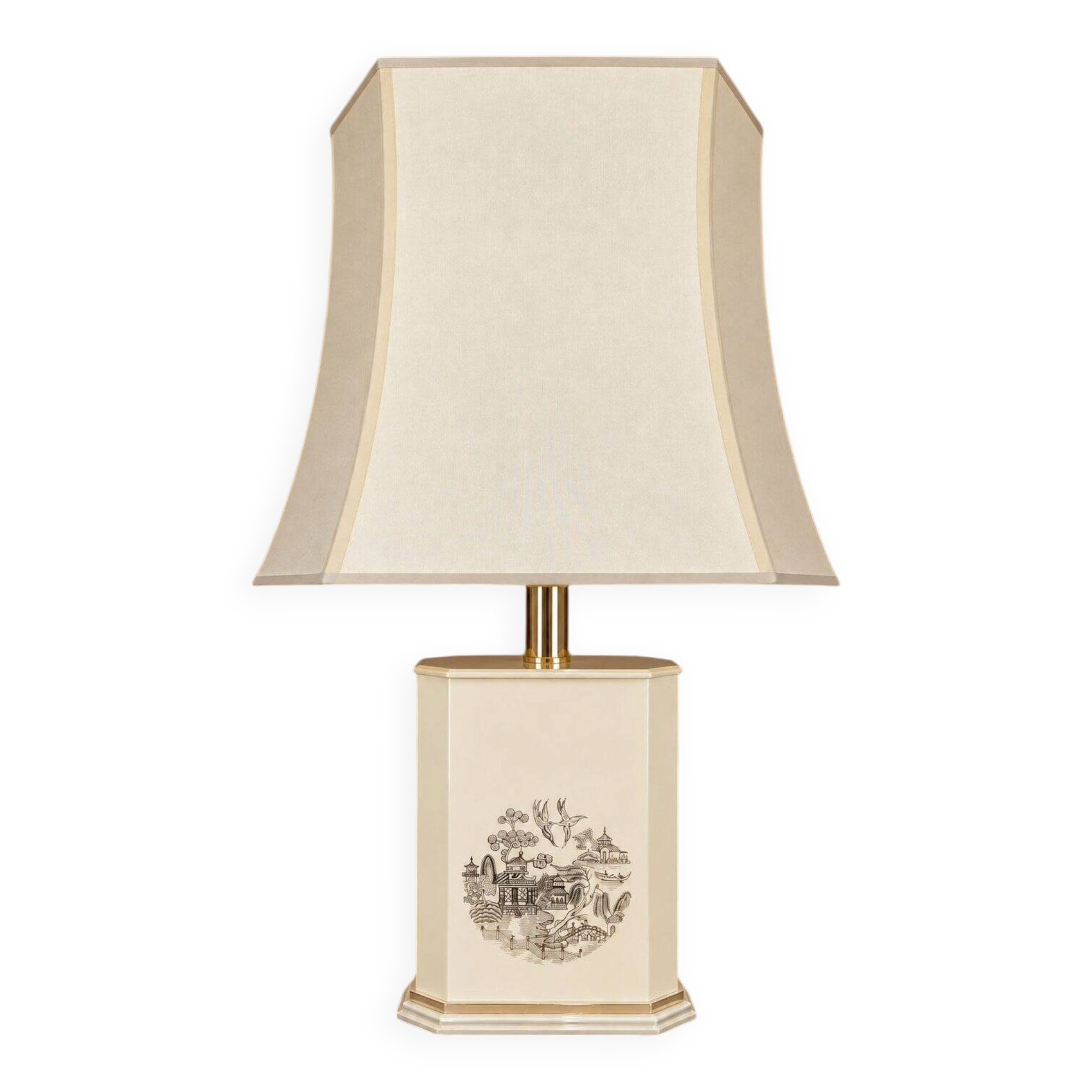 Large lamp 80 cm Japanese palace scene