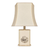 Large lamp 80 cm Japanese palace scene