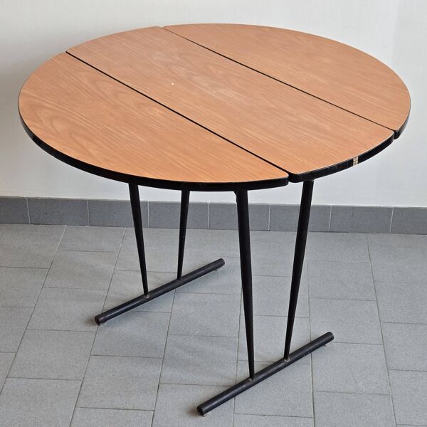 Table de repas pliante vintage 1950