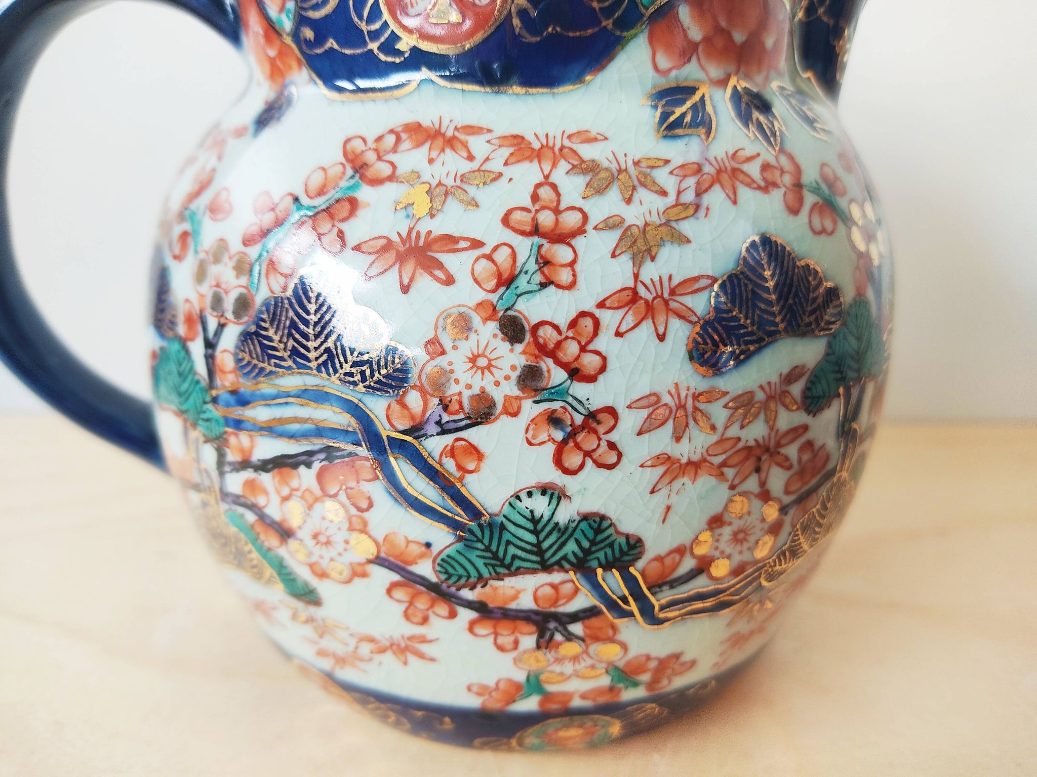 Ironstone China imari jug
