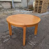 Dining table in elm from 1980