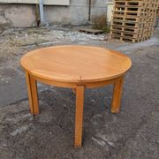 Dining table in elm from 1980