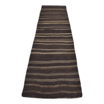 Organic Wool Goat Hair Runner Rug sku 3838
