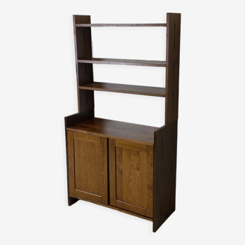 Modular shelf solid oak vintage 80's