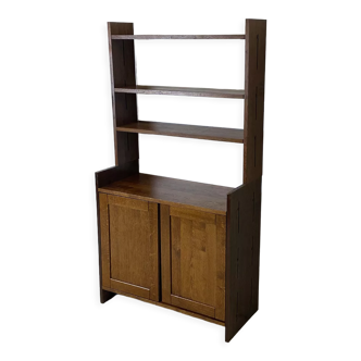 Modular shelf solid oak vintage 80's