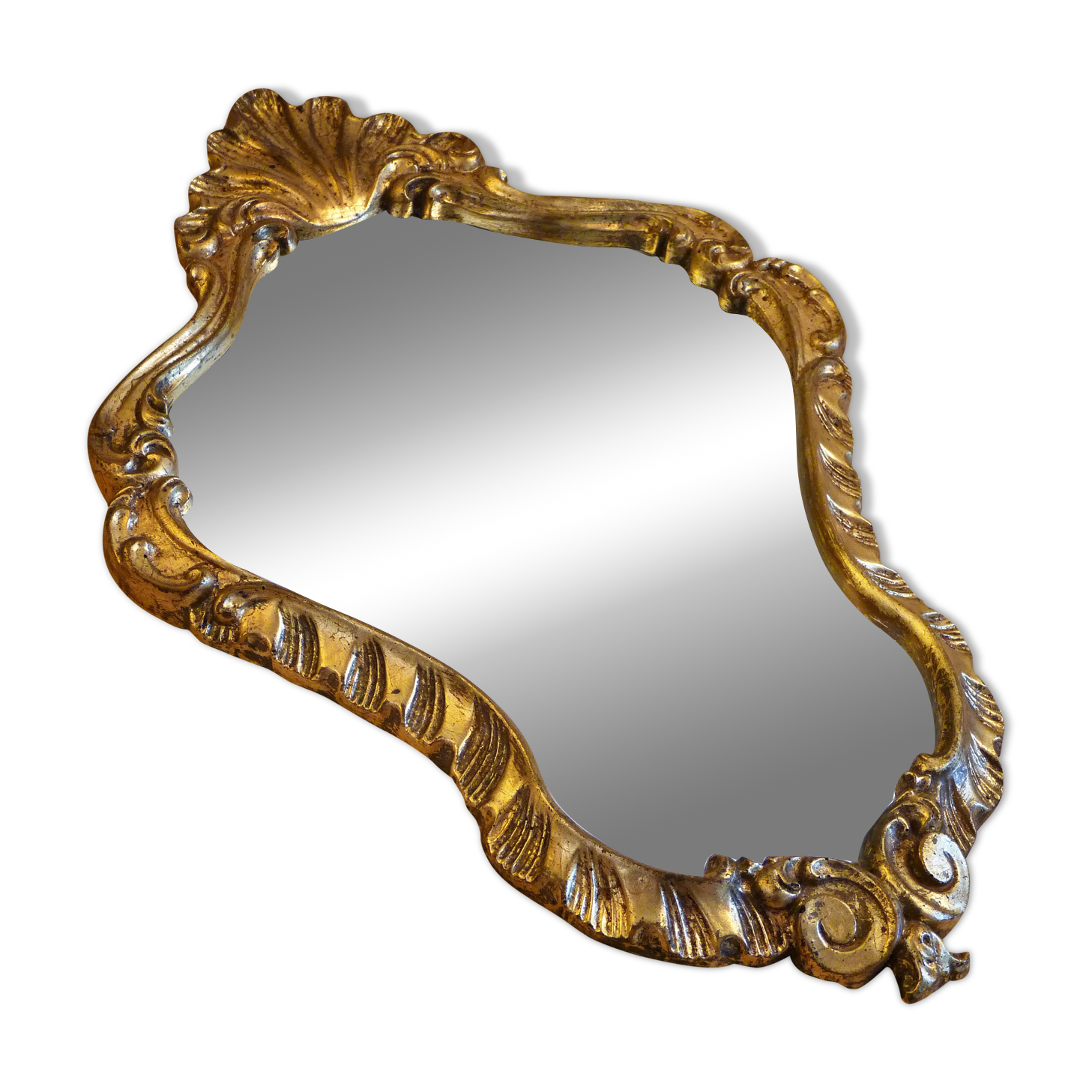 Small Golden Mirror Moulding