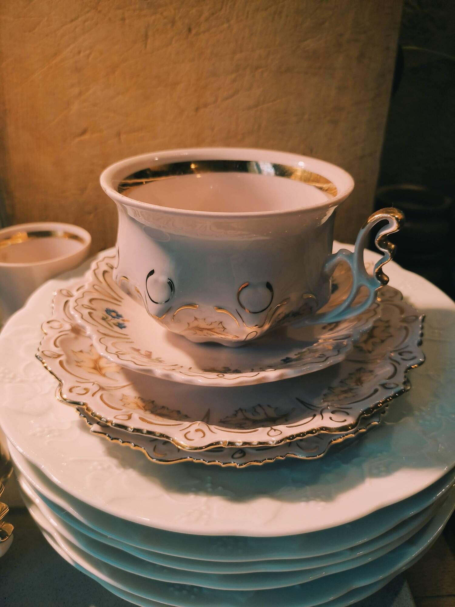 Duo de tasses H & C en porcelaine tchèque