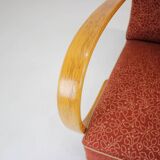 1950s Jindrich Halabala Set of Two Armchairs, Czechoslovakia