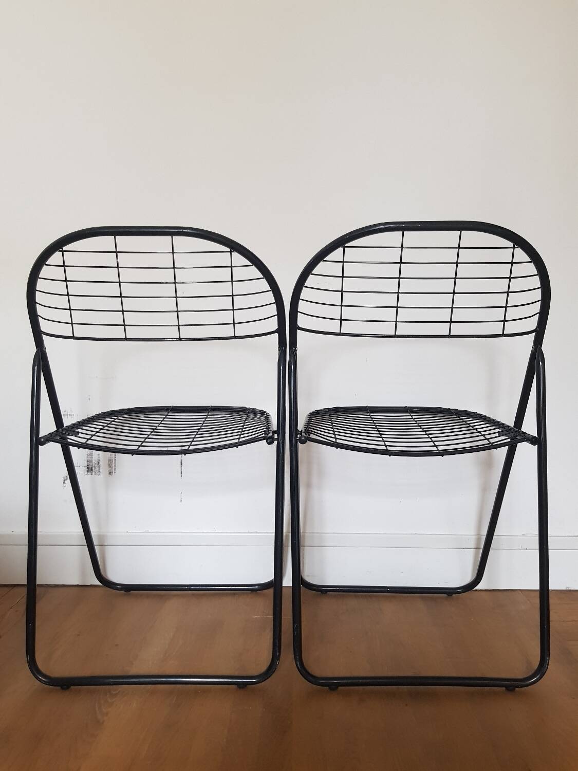 Set of 2 Alland folding chairs by Niels Gamelsgaard