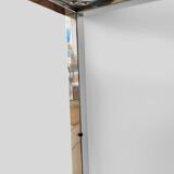 70s chrome and glass side table