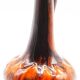 Carafe en céramique orange vintage