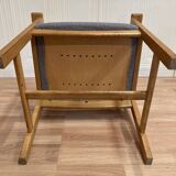 Two armchairs stamped "hans wegner" 1960.