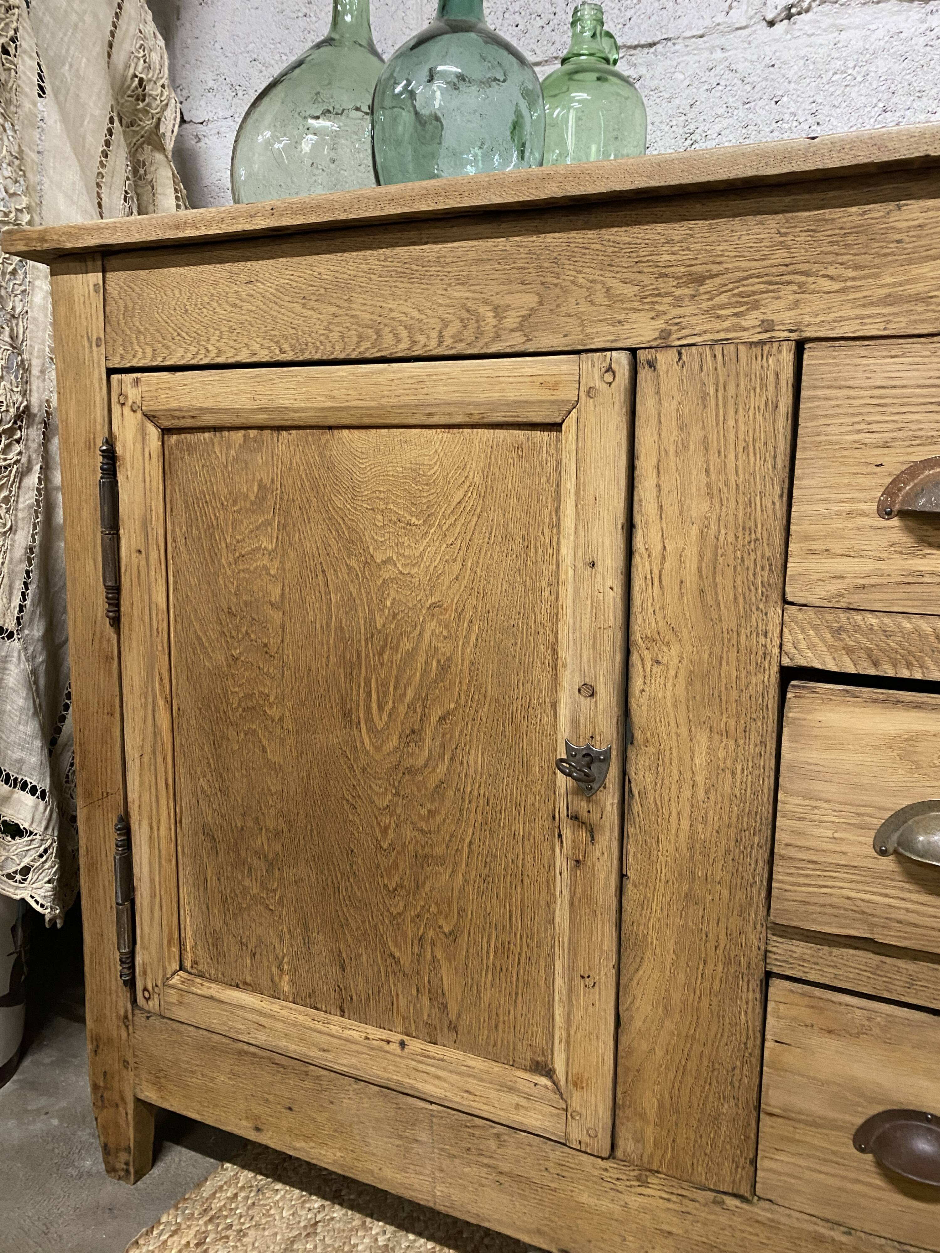 Oak enfilade, large sideboard